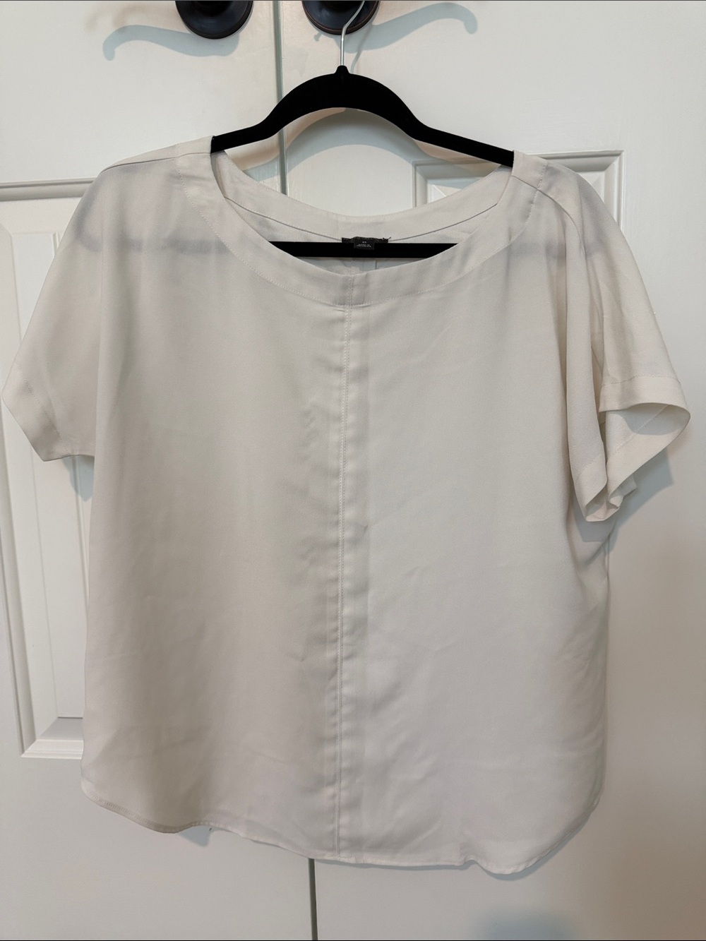 Ann Taylor Women’s Short Sleeve Blouse - White